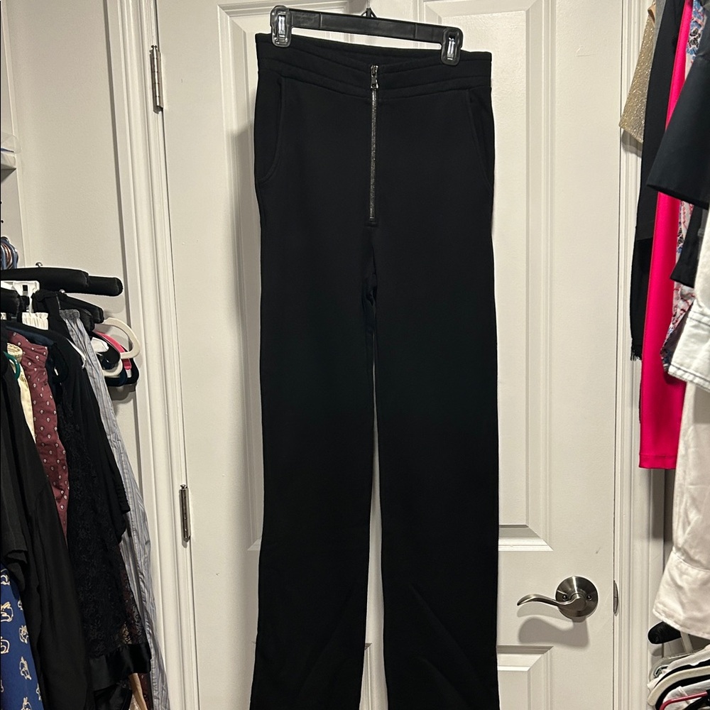 Cotton Citizen Black Straight Leg Pants